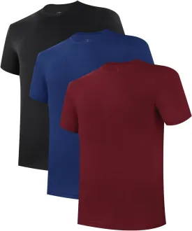 BAMBOO COOL Men's Undershirts Moisture-Wicking Tees Stretch Crew Neck Soft T-Shirts for Men,3 or 5 Pack
