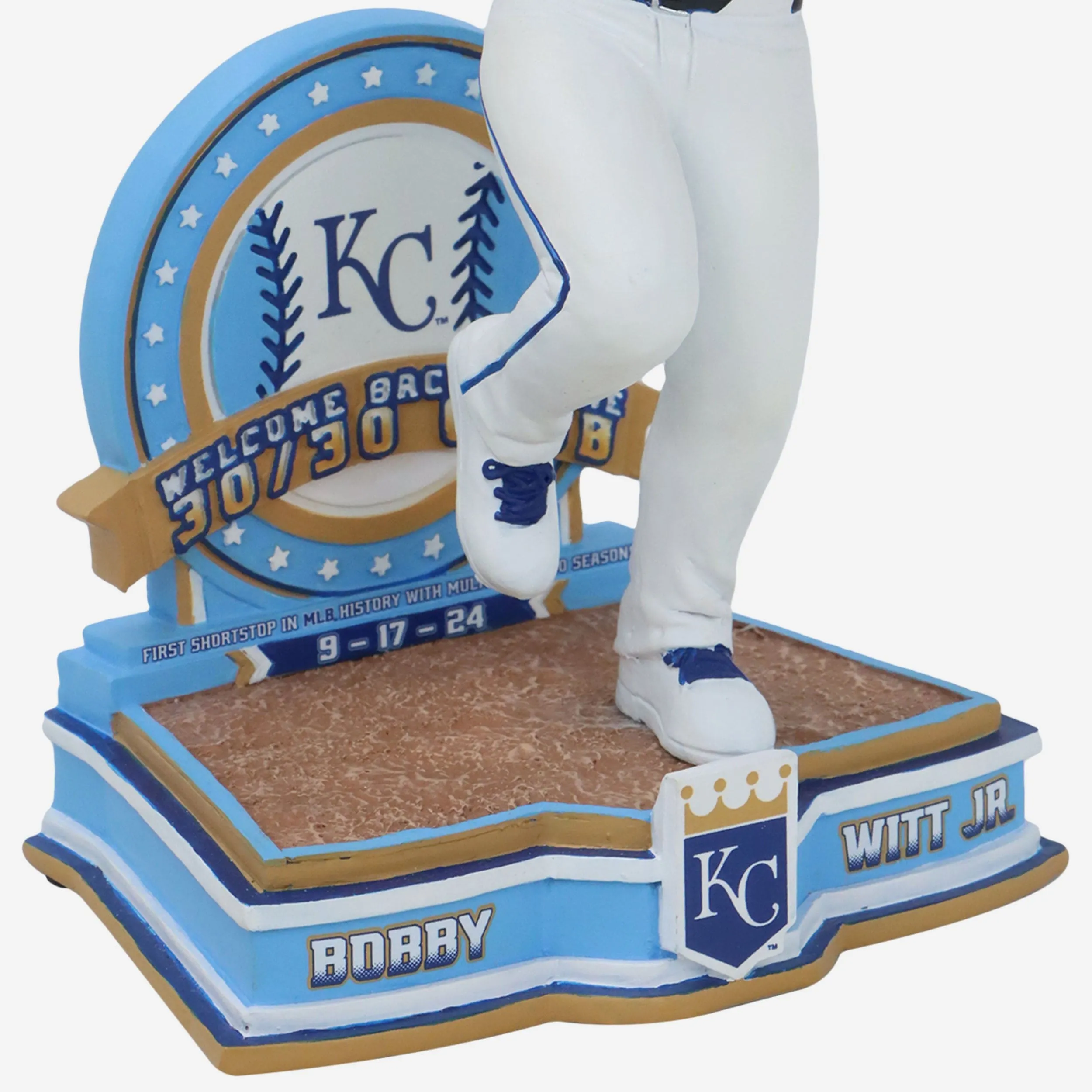 Bobby Witt Jr. Kansas City Royals 30 Home Runs & 30 Stolen Bases Bobblehead