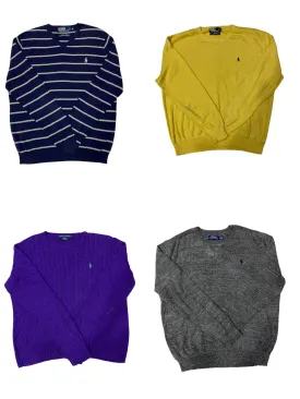 Branded Polo Sweaters Pony Logo