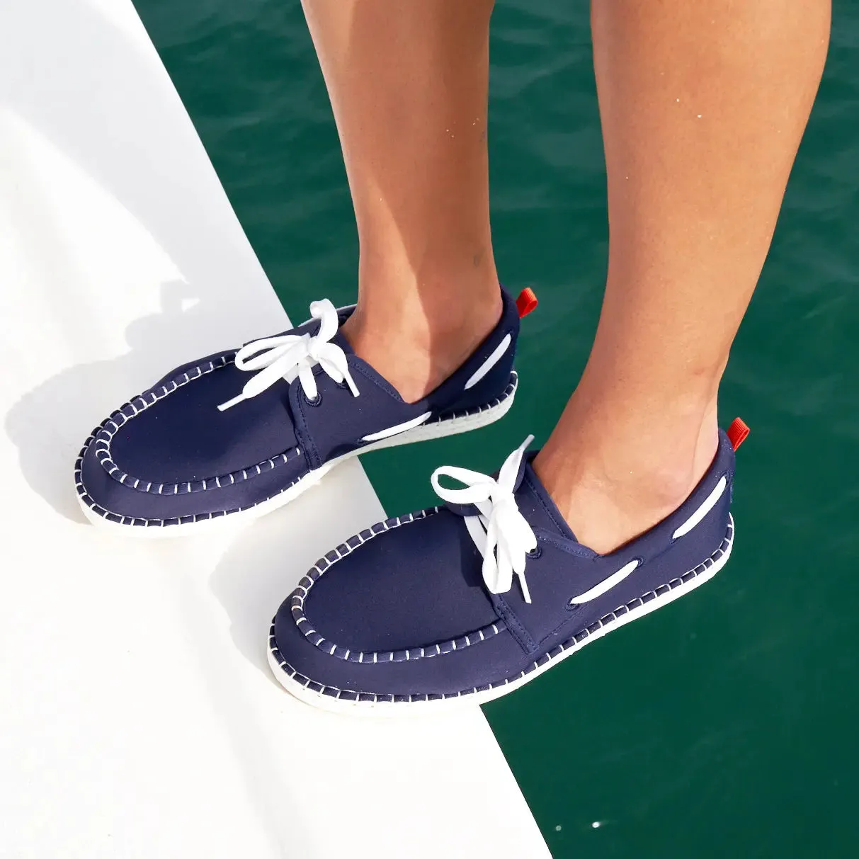 DARK NAVY - WOMENS RIVIERA BOAT SHOE
