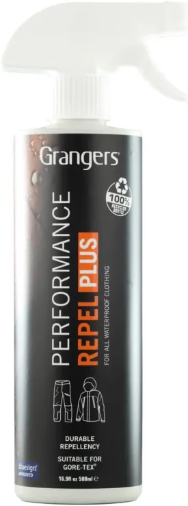 Grangers Performance Repel Plus Spray-on Waterproofing Treatment for Fabrics, 16.9 oz / 500ml