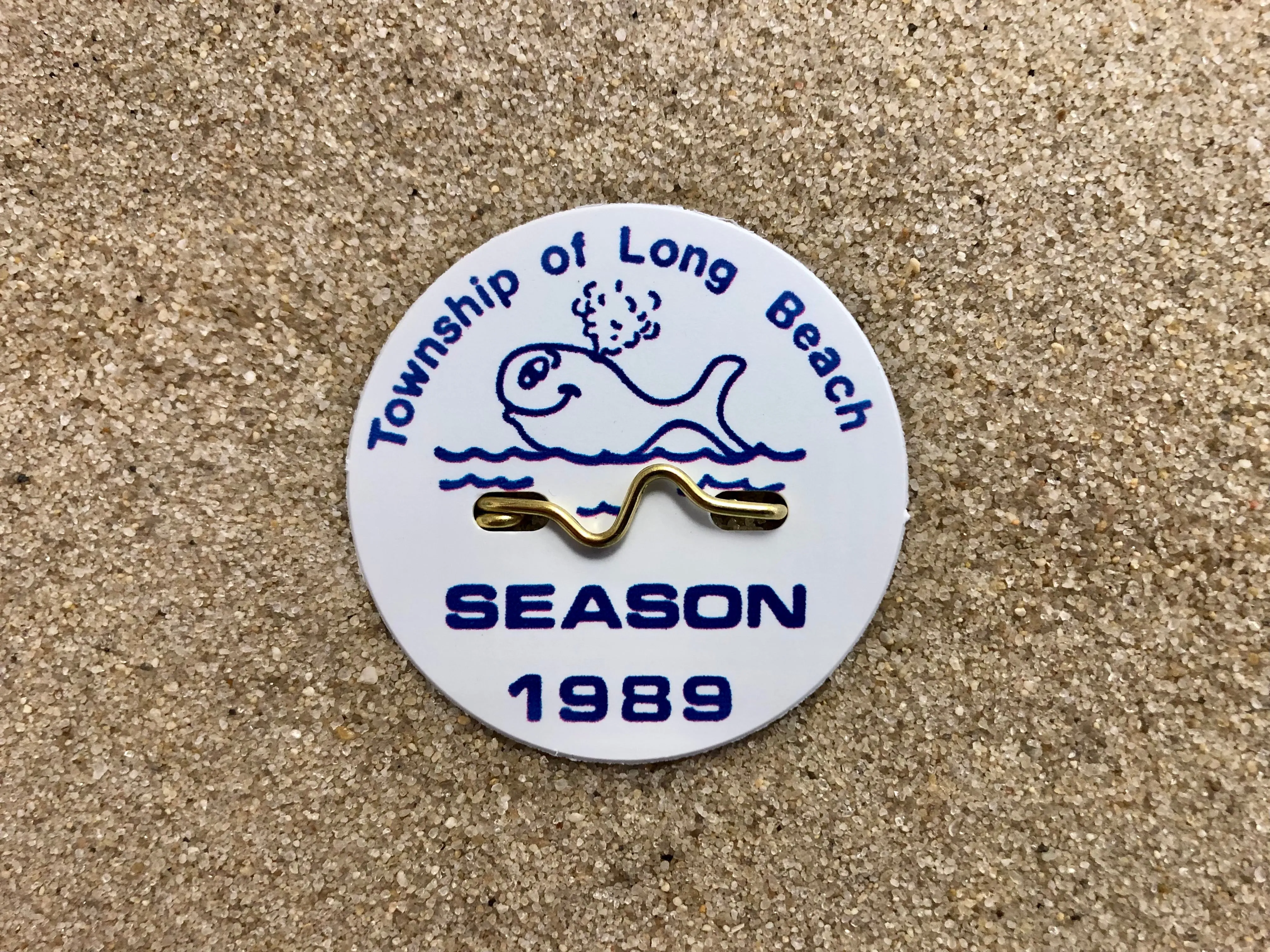 Long Beach Township 1989 Seasonal Beach Badge
