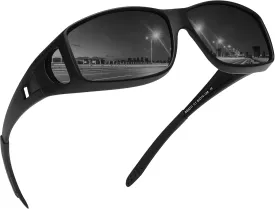 MEETSUN Fit Over Glasses Sunglasses for Men Women,Wrap Around Sunglasses Polarized UV400 Protection