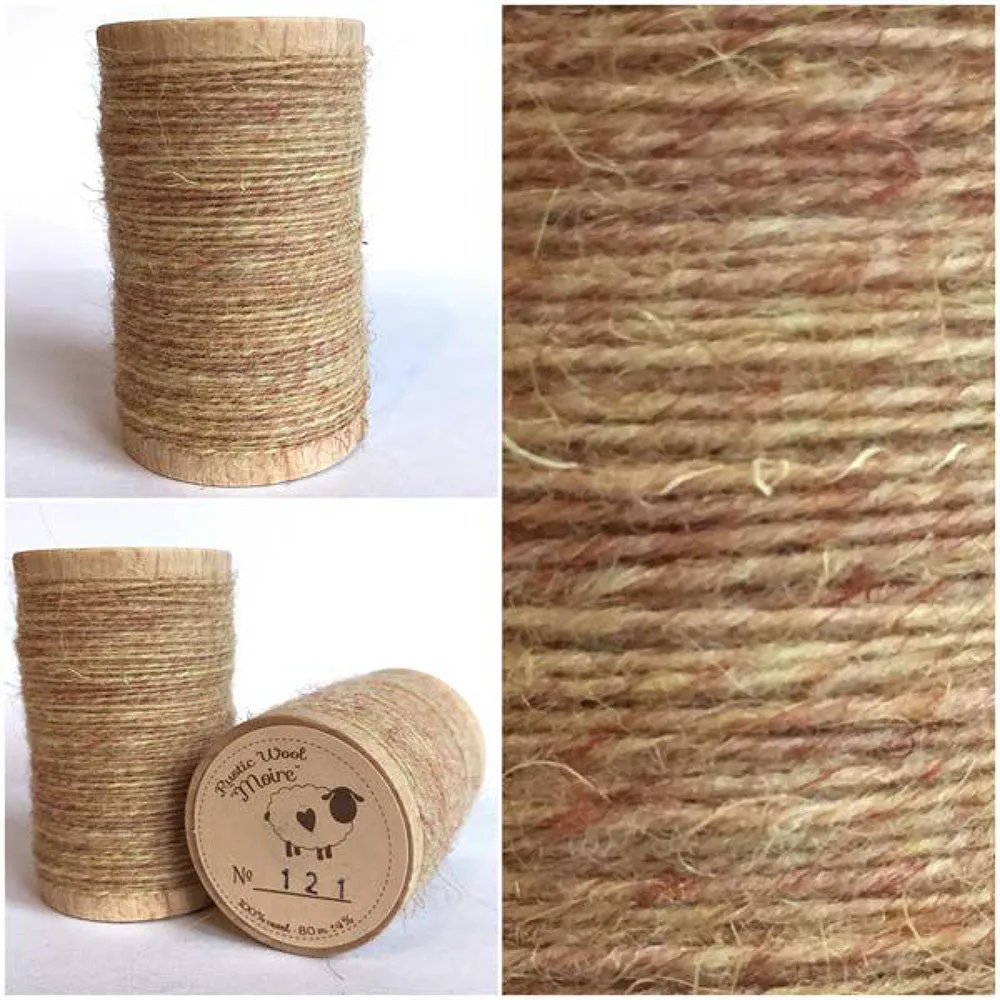 PEACH BLOSSOM Hand Dyed Fat EIGHTH Wool Fabric for Wool Applique and Rug Hooking