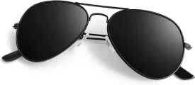 Pilot Sunglasses Men Womens Lightweight Metal Frame Polarized Shades UV400 Protection