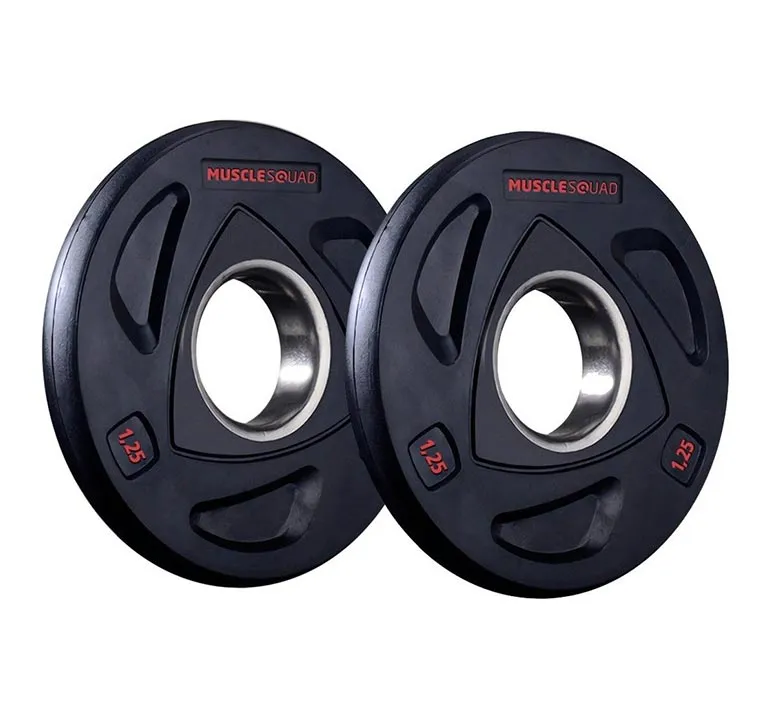 Rubber Tri-Grip Olympic Weight Plates - Clearance