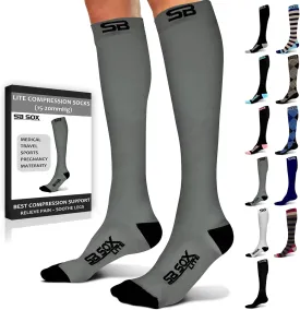 SB SOX Lite Compression Socks for Men & Women (15-20mmHg) ?C Best Compression Socks for Travel, Sports, and Daily Wear - XXL Sizes too!