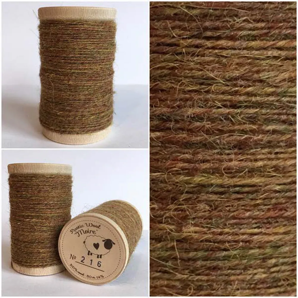 WALNUT Hand Dyed HALF YARD Wool Fabric for Wool Applique and Rug Hooking