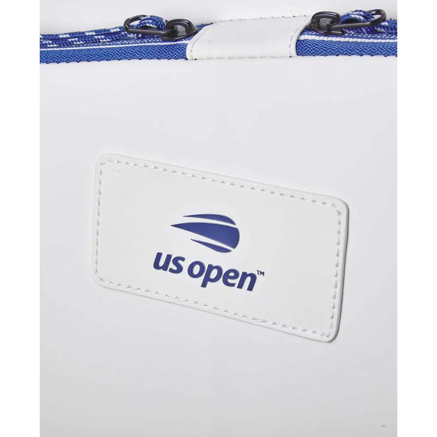 Wilson US OPEN 2023 Tour 12 Pack Racquet Bag, White/Blue